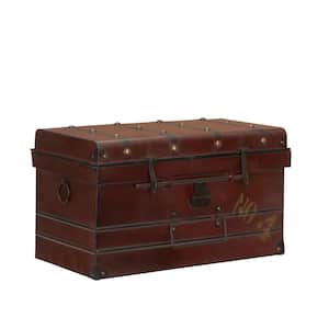 Red Large Steamer Trunk