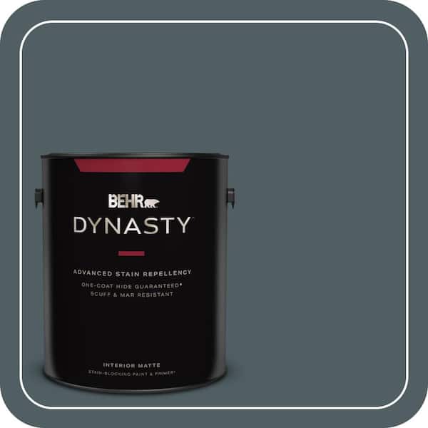 BEHR DYNASTY 1 gal. #740F-6 Marine Magic Matte Interior Stain-Blocking Paint & Primer