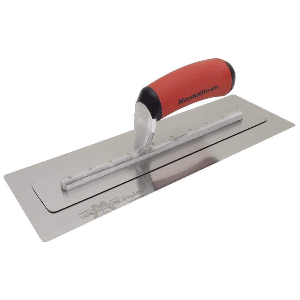 Marshalltown PermaFlex Finishing Trowel 14-inch - DuraSoft Handle For Drywall & Plaster