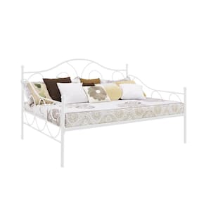 Vanya White Metal Full Size Daybed