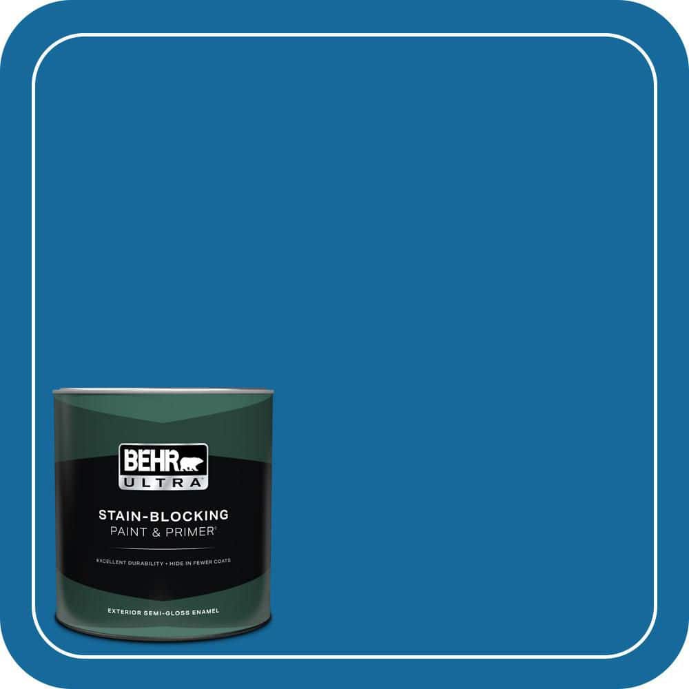 1 qt. #P500-7 Cosmic Cobalt Semi-Gloss Enamel Exterior Paint & Primer price history on PriceWatchPro