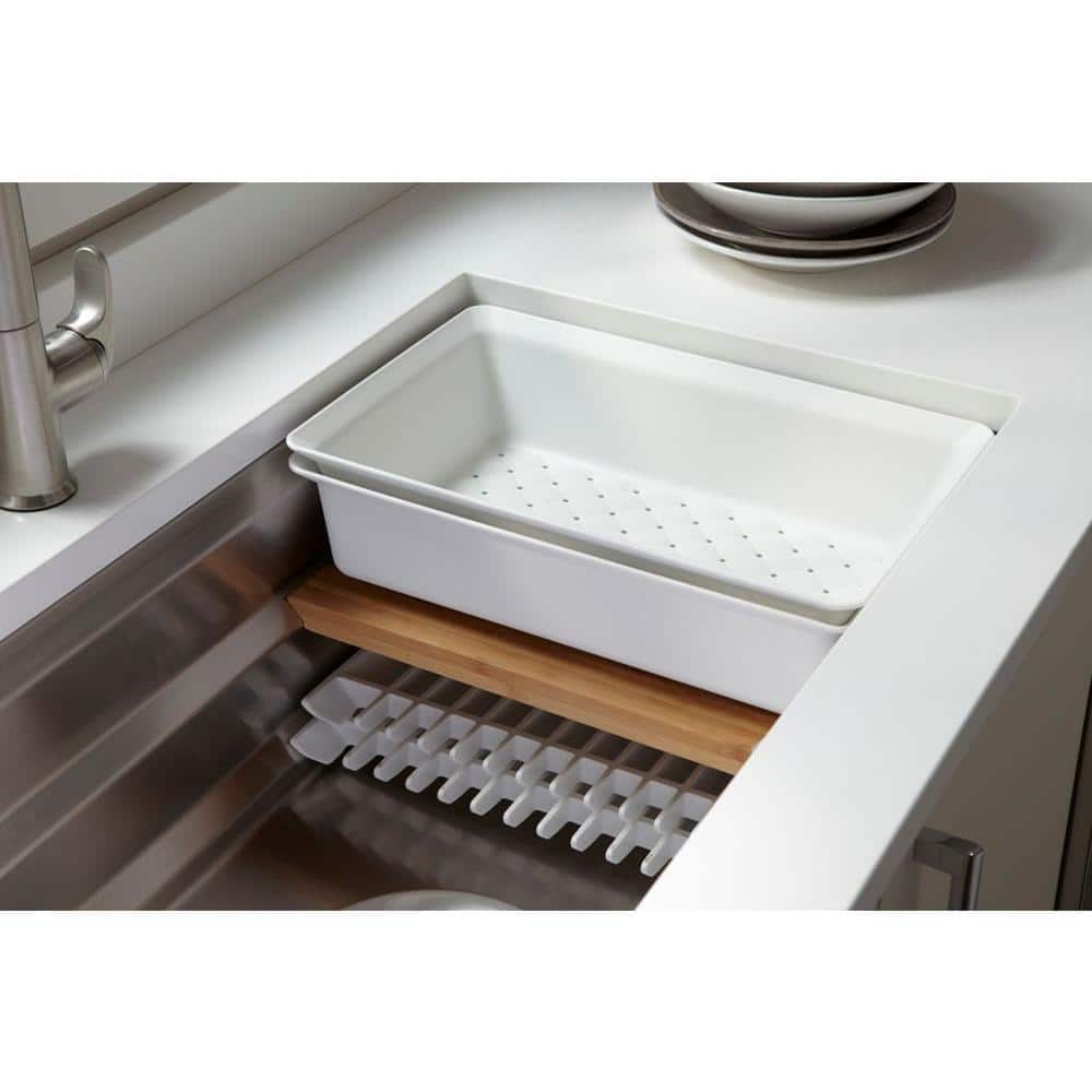 Prolific 33" Stainless Steel Undermount Single Bowl Kitchen Sink with Accessories