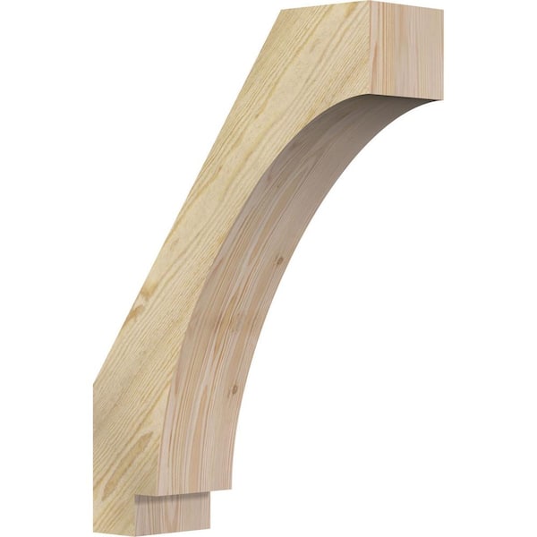 Ekena Millwork 6"W x 20"D x 28"H Imperial Rough Sawn Knee Brace, Douglas Fir