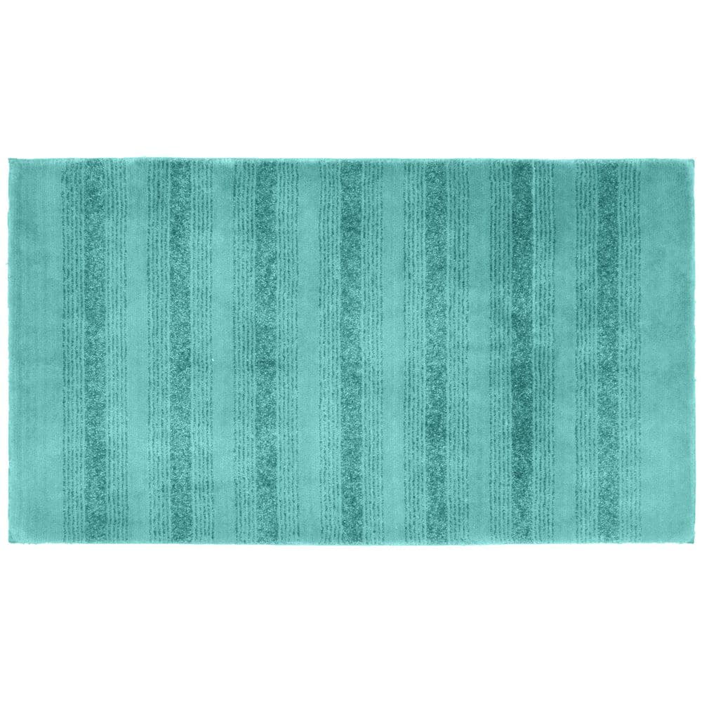 Essence Sea Foam 30 in. x 50 in. Washable Bathroom Accent Rug price history on PriceWatchPro