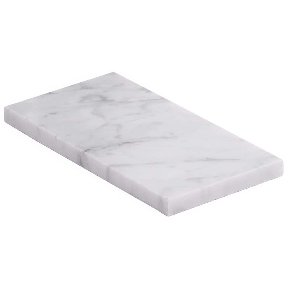 White Carrara Polished Marble Subway Tile for Floor & Wall