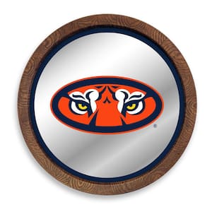 20 in. Auburn Tigers Mascot "Faux" Barrel Top Mirrored Decorative Sign