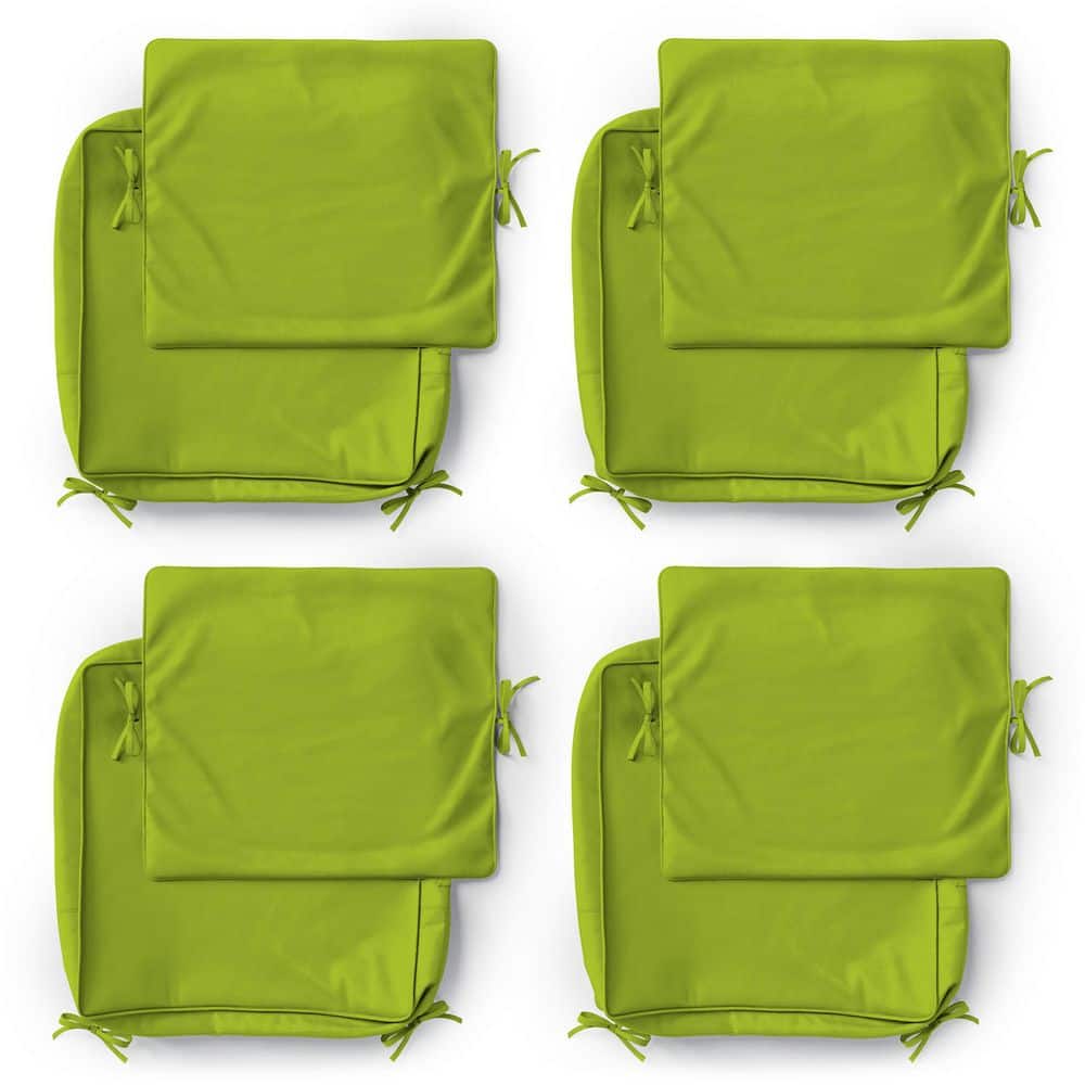 19 in. x 19 in. Slipcover Replacement Outdoor Waterproof Seat&Back Cover Set for Chair and Sofa Grass (4-Pack) price history on PriceWatchPro