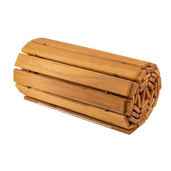 144 in. x 17 in. Garden Roll Out Wooden Pathway