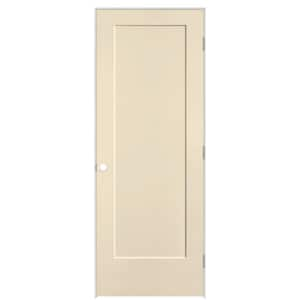 30 in. x 80 in. 1-Panel Lincoln Park Left-Hand Hollow Core Golden Hay Molded Composite Single Prehung Interior Door