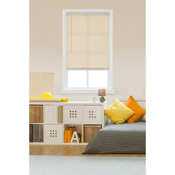 Home Basics Ivory Cordless Duplex Room Darkening White to the 