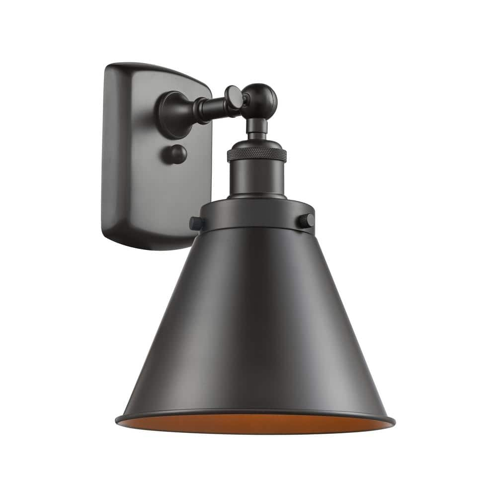 Innovations Appalachian 7 In 1 Light Oil Rubbed Bronze Wall Sconce   Oil Rubbed Bronze Innovations Vanity Lighting 916 1w Ob M13 64 1000 