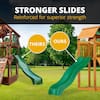 Gorilla Playsets DIY Chateau Tower Wooden Outdoor Playground Set with Slide, Sandbox, Rock Wall, Playset, and Playground Equipment 01-0061-AP