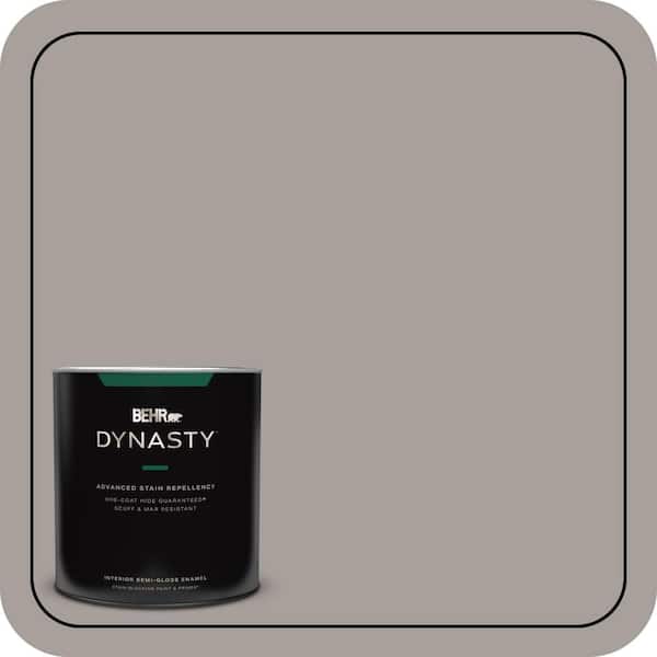 BEHR DYNASTY 1 qt. #T16-18 Mauve Melody Semi-Gloss Enamel Interior Stain-Blocking Paint and Primer