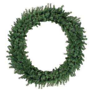 6 ft. Unlit Canadian Pine Artificial Christmas Wreath