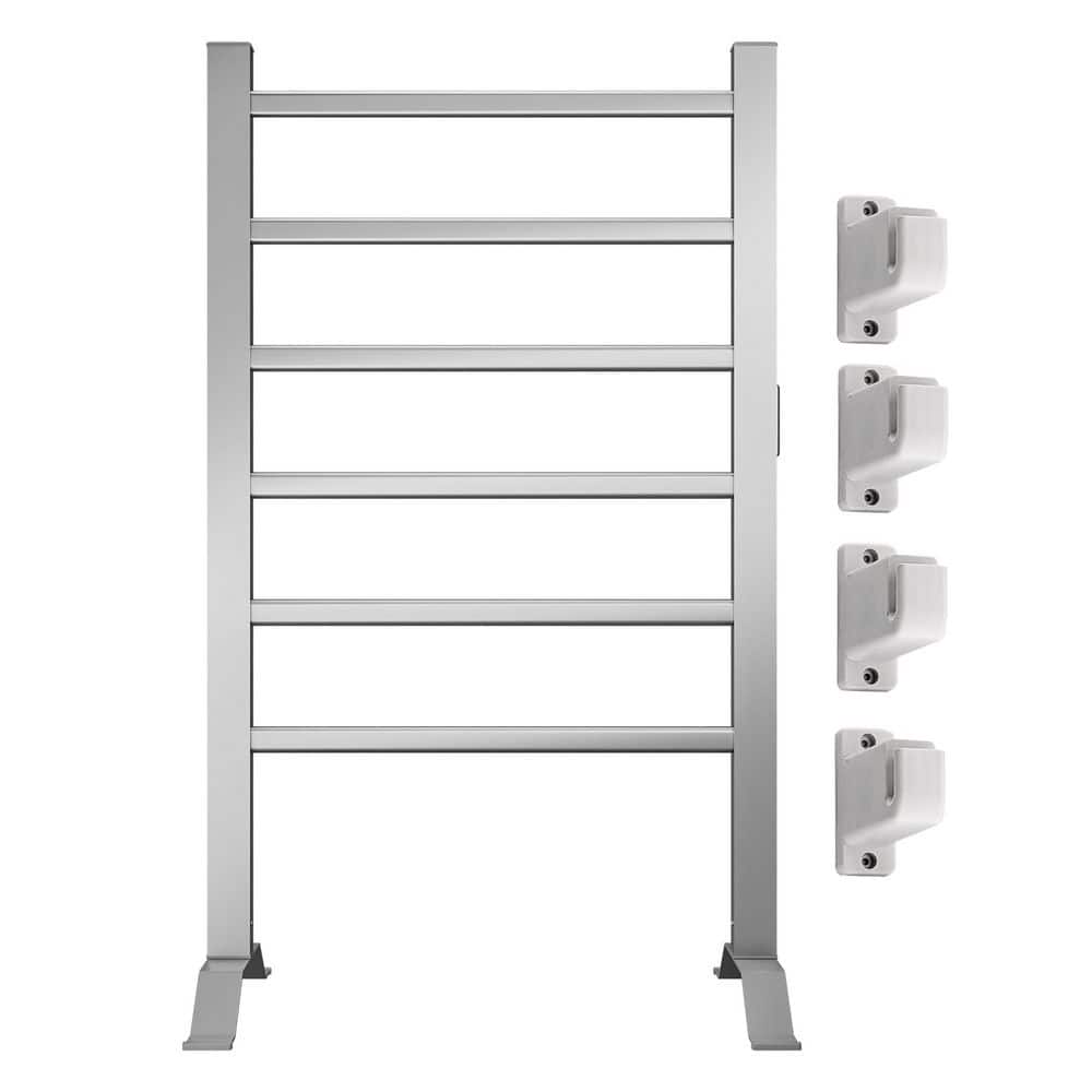 Naples Aluminum Floor-Standing 6-Bar Towel Warmer