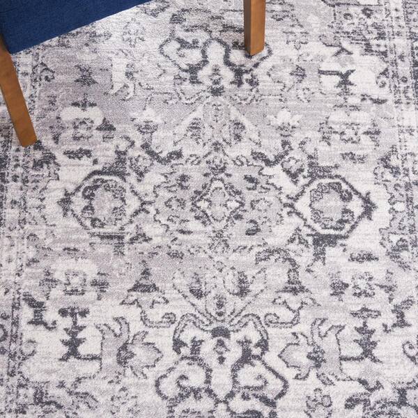 J&V TEXTILES Scroll 19.6 in. x 55 in. Anti-Fatigue Kitchen Runner Rug Mat  DBC12 - The Home Depot