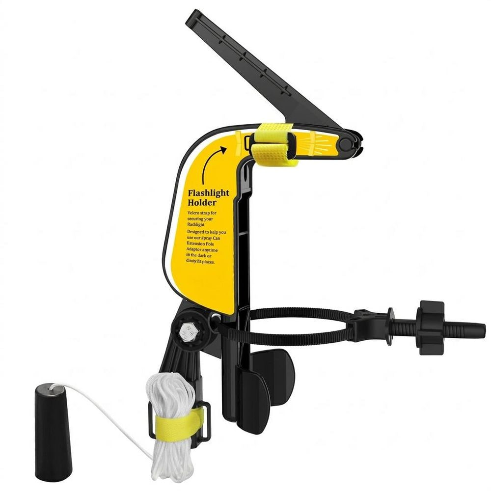 Spray Can Extension Pole Adapter with Dual Wing Lock, Fixing Strap, Light Attachment for Wasp Paint Window Spray price history on PriceWatchPro