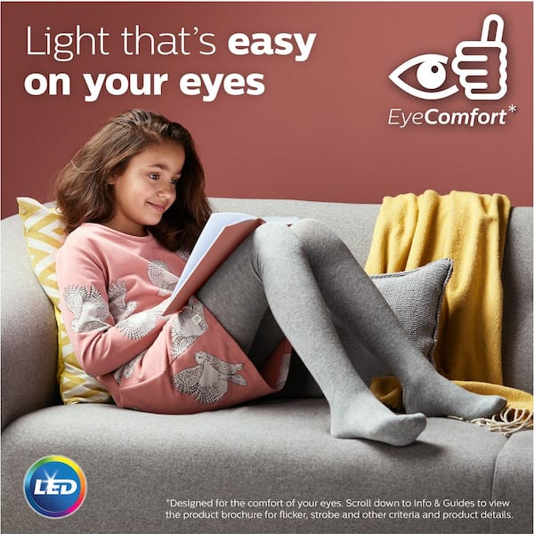 75-Watt Equivalent PAR30L Reflector Dimmable LED Flood Light Bulb with Warm Glow Dimming Effect Bright White (3000K)