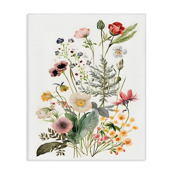 Subtle Spring Blossoms by Petals Prints Design 1 Piece Gallery Wrapped Unframed Nature Graphic Art Print 36 in. x 48 in.