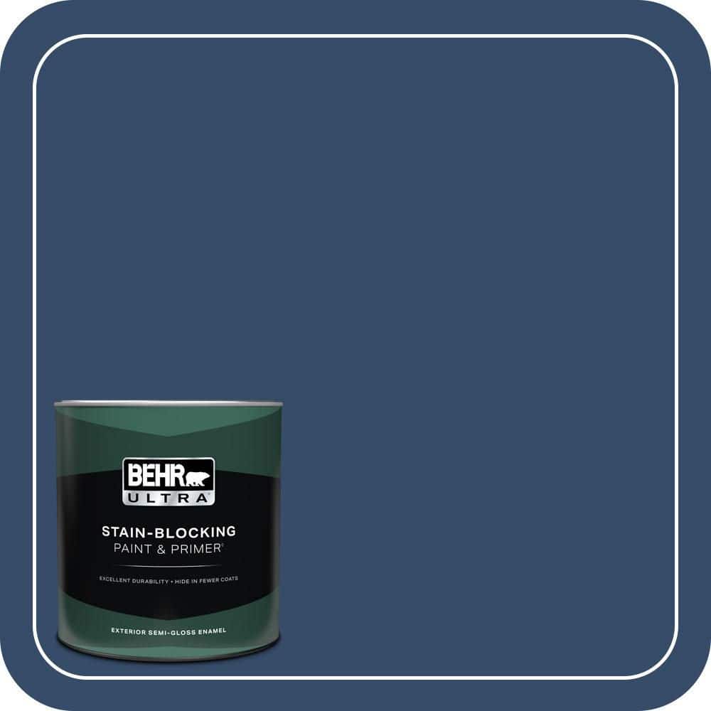 1 qt. #580D-7 Deep Royal Semi-Gloss Enamel Exterior Paint & Primer price history on PriceWatchPro