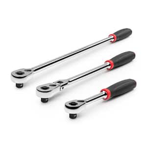 TEKTON 1/4 in., 3/8 in., 1/2 in. Drive Quick-Release Ratchet and