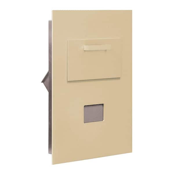 Salsbury Industries 3600 Series Collection Unit Sandstone USPS Rear Loading for 5 Door High 4B Plus Mailbox Units