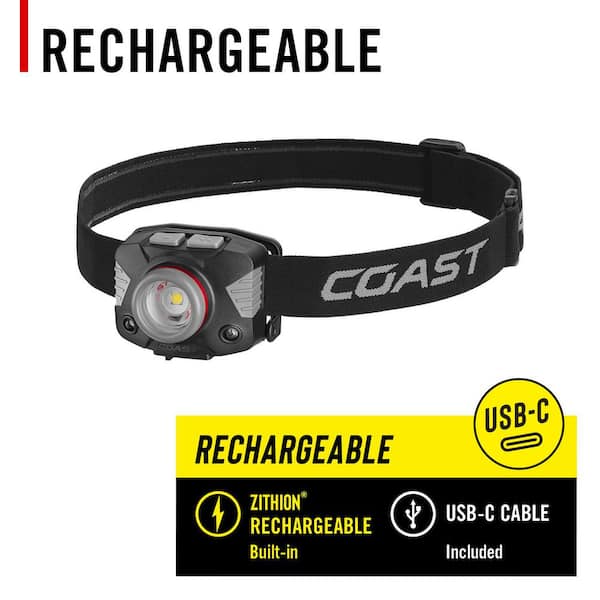 Coast FLX65R 700 Lumen Bilingual Voice Control Rechargeable LED