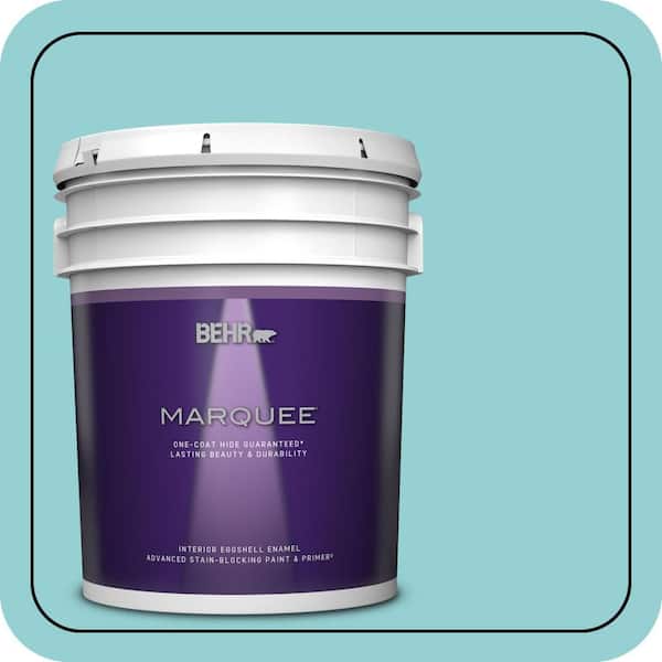 BEHR MARQUEE 5 gal. #M460-3 Big Surf One-Coat Hide Eggshell Enamel Interior Paint & Primer