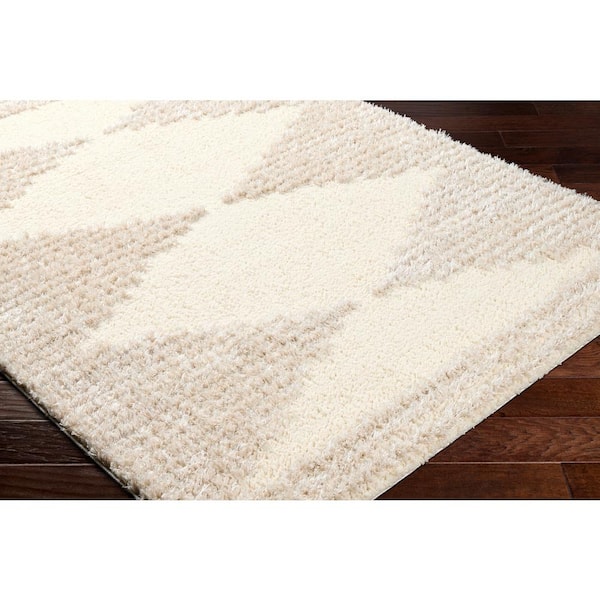 Everton Plus Beige Global 7 ft. x 9 ft. Indoor Area Rug