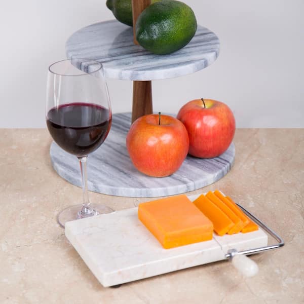 RSVP - White Marble Cheese Slicer – Kitchen Store & More