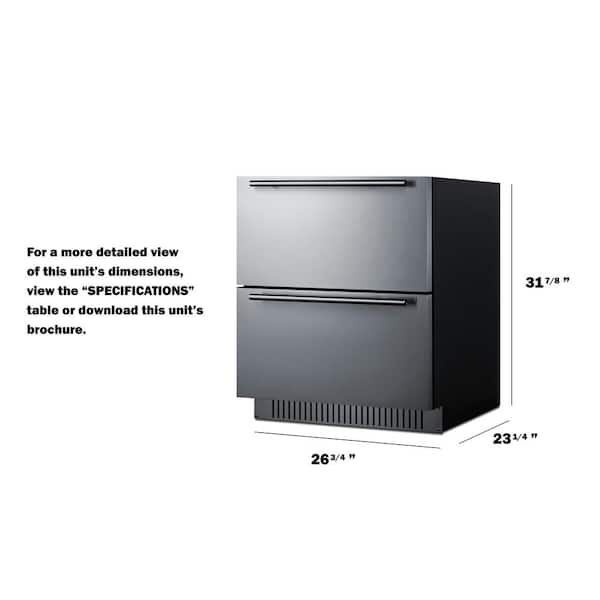 4 cu ft refrigerator without freezer