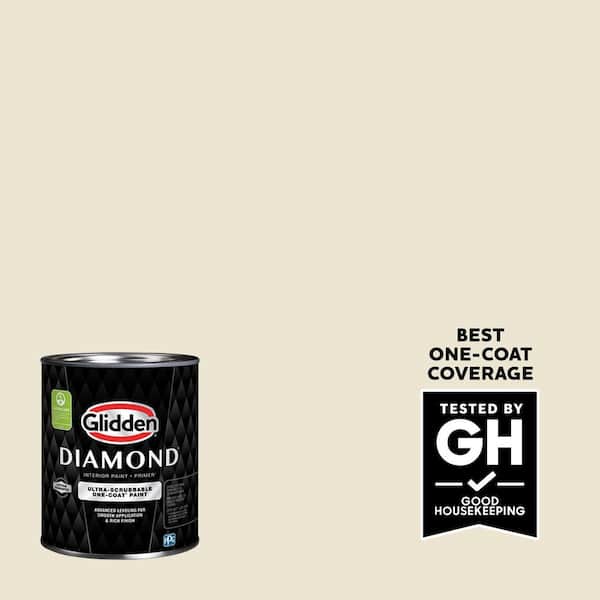 Glidden Diamond 1 qt. PPG1099-1 Always Almond Eggshell Interior Paint