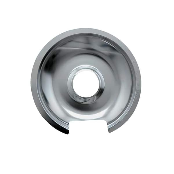 Range Kleen 8 in. Large Drip Pan in Chrome (1-Pack)