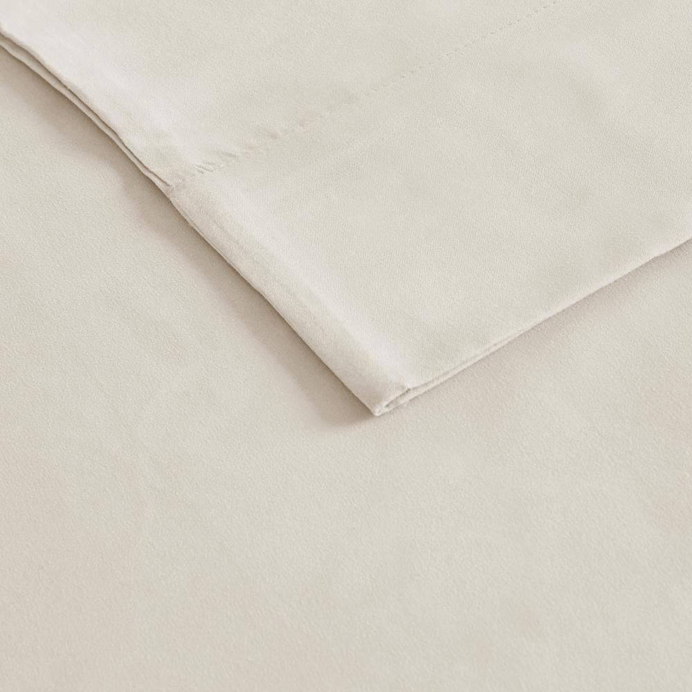 Ivory Full Deep Pocket Cotton Polyester Microfiber Sheet Set