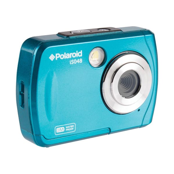 taxi Bot Locomotief Polaroid 16.0 Megapixel Waterproof Instant Sharing Digital Camera  IS048-TEAL - The Home Depot