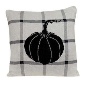 Big Max 20 in. x 20 in. Transitional Gray Throw Pillow