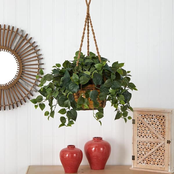 51 in. Artificial English Ivy Leaf Vine Hanging Plant Greenery Foliage Bush