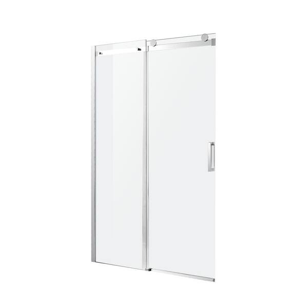 ANZZI SDHDXs 76 in. x 50-54 in. Frameless Sliding Shower Door in