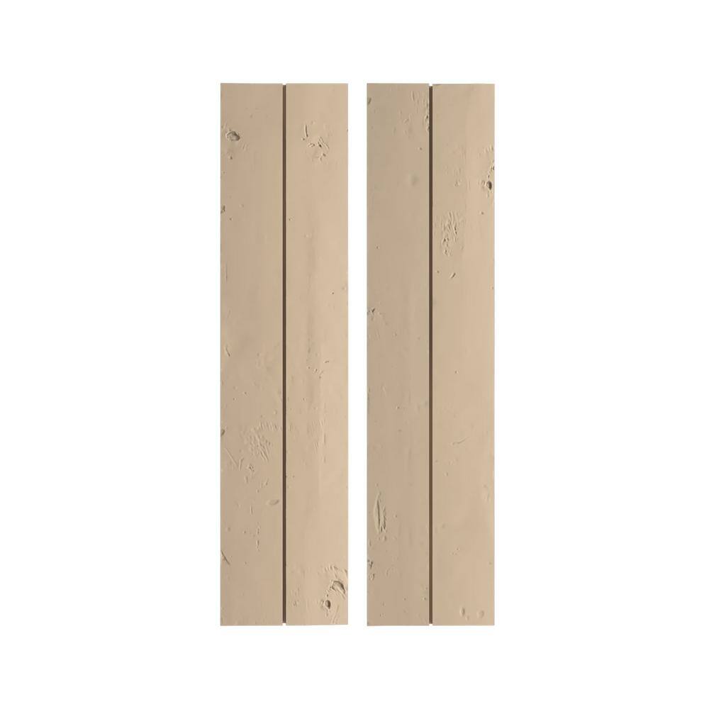 11 in. x 30 in. Timberthane Polyurethane 2-Board Joined Board-n-Batten Knotty Pine Faux Wood Shutters, No Batten Pair price history on PriceWatchPro