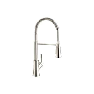 Joleena Single-Handle Kitchen Faucet with QuickClean in Polished Nickel