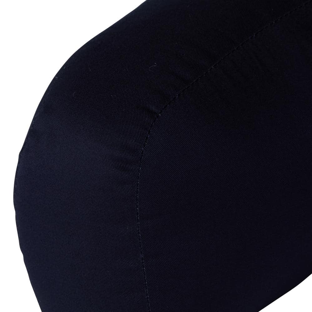 Navy Plush Cotton Duck Bed Rest Lounging Pillow
