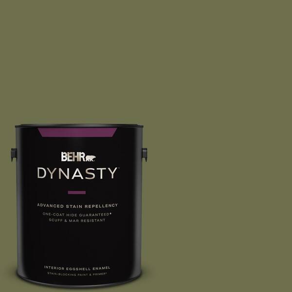 BEHR DYNASTY 1 gal. #S370-7 Outdoor Oasis Eggshell Enamel Interior Stain-Blocking Paint & Primer