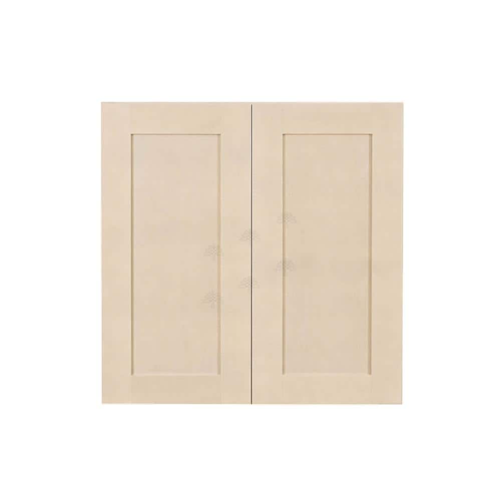 Lancaster Shaker Assembled 33x30x12 in. Wall Cabinet with 2 Doors 2 Shelves in Stone Wash price history on PriceWatchPro