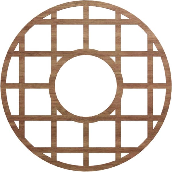 Ekena Millwork 0.25 in. x 32 in. x 32 in. Wood Medallion Moulding