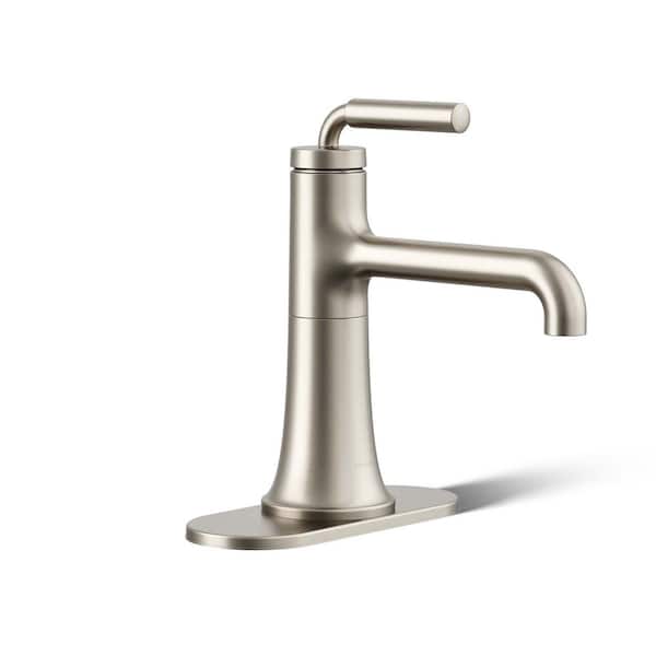 KOHLER Tone Single Handle Single-Hole 0.5 GPM Bathroom Sink Faucet in Vibrant Brushed Nickel
