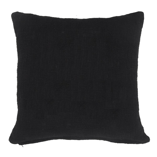 Greendale Home Fashions Bed Rest Pillow - Cotton Duck - Black
