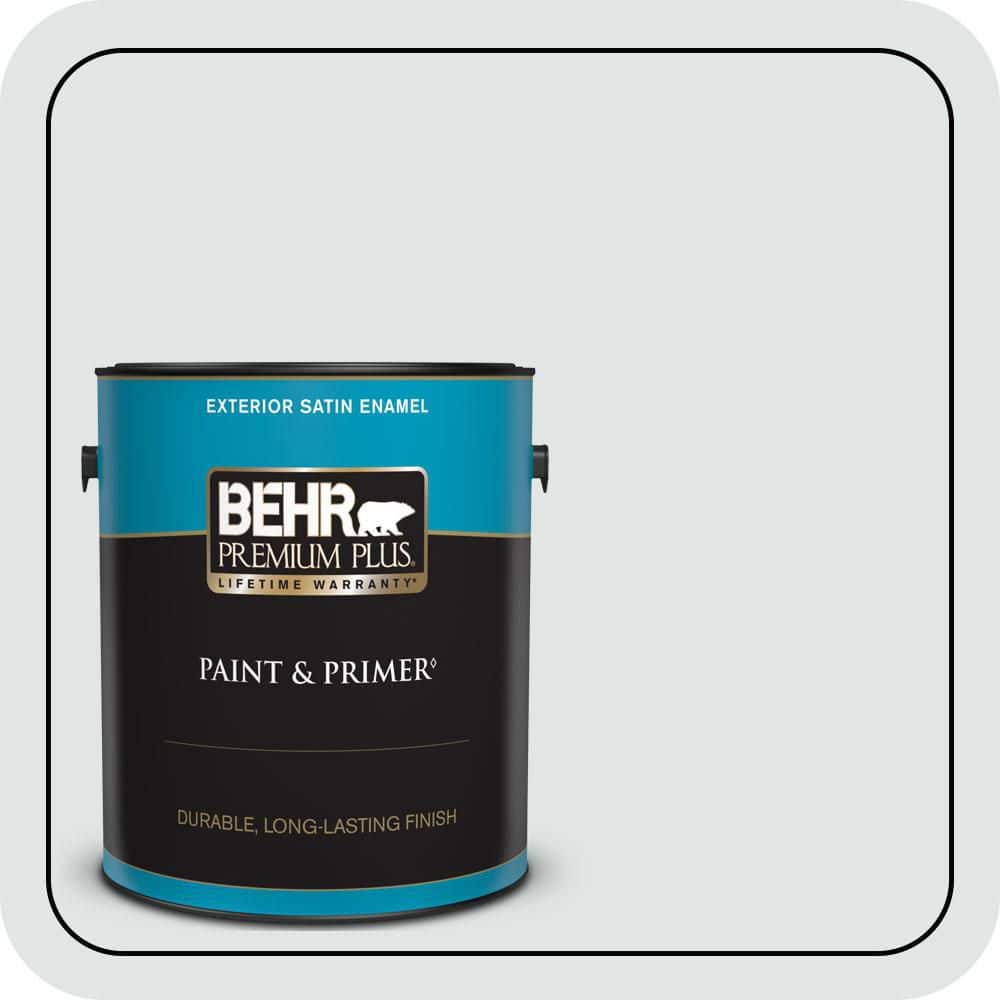 1 gal. #BL-W02 Ice Sculpture Satin Enamel Exterior Paint & Primer price history on PriceWatchPro