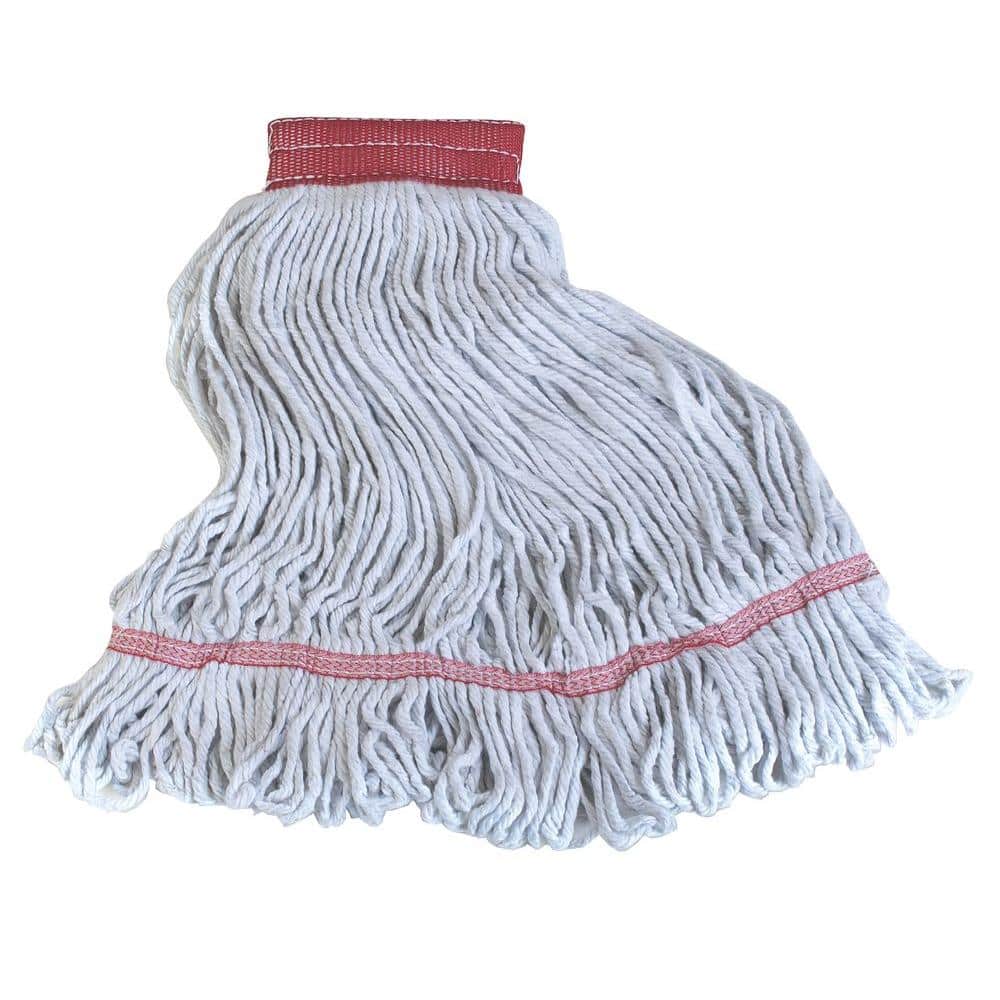 moppiページ Carlisle 4-Ply Large Cotton Blend Looped-End Mop (12-Pack