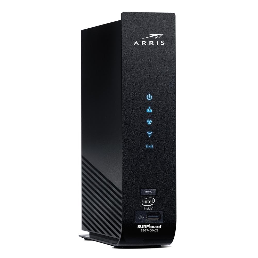 ARRIS SURFboard SBG7400AC2 Cable Modem and Wi-Fi Router with McAfee 1000548