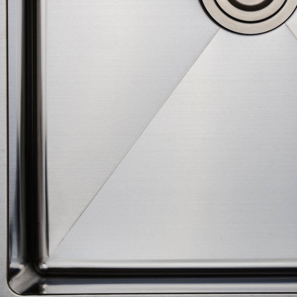21-Inch Stainless Steel Single Bowl Drop-in Kitchen Sink